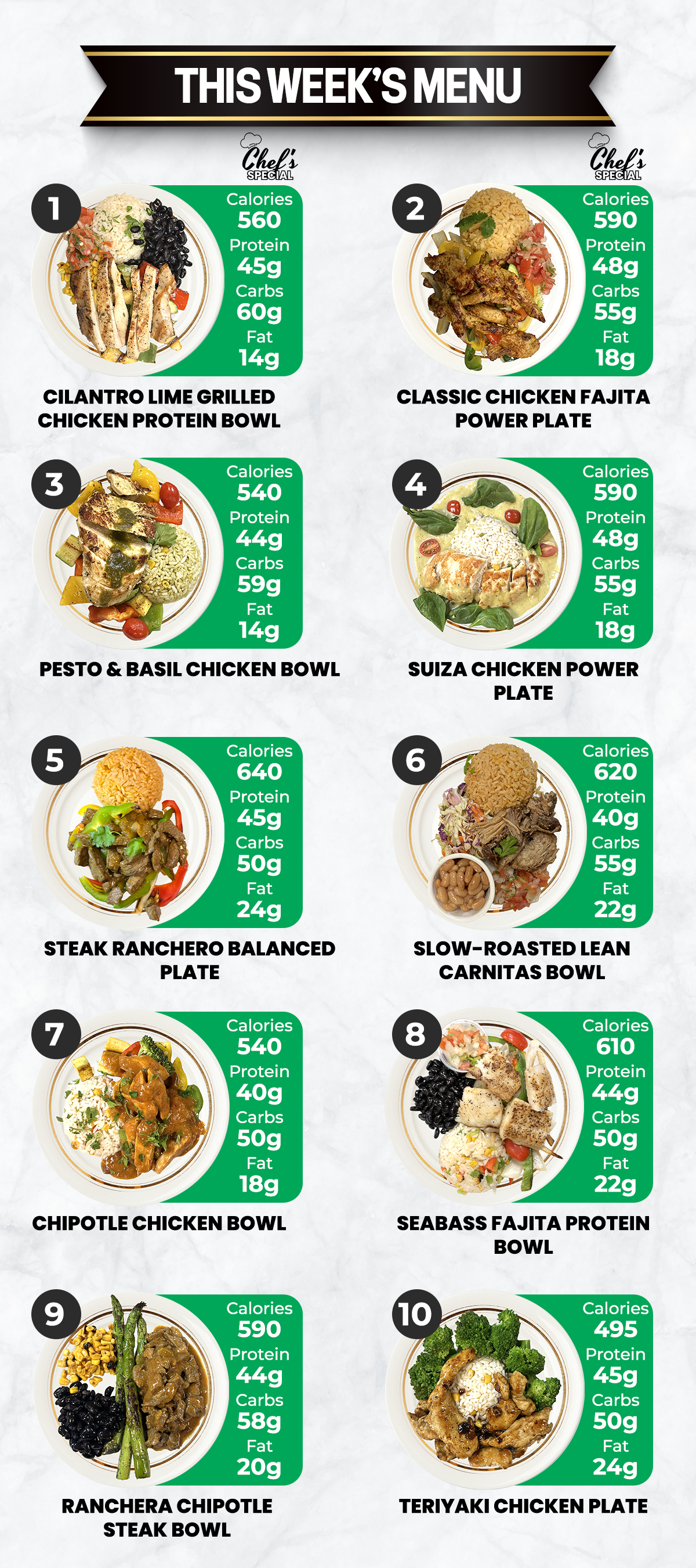 6 Meal Plan